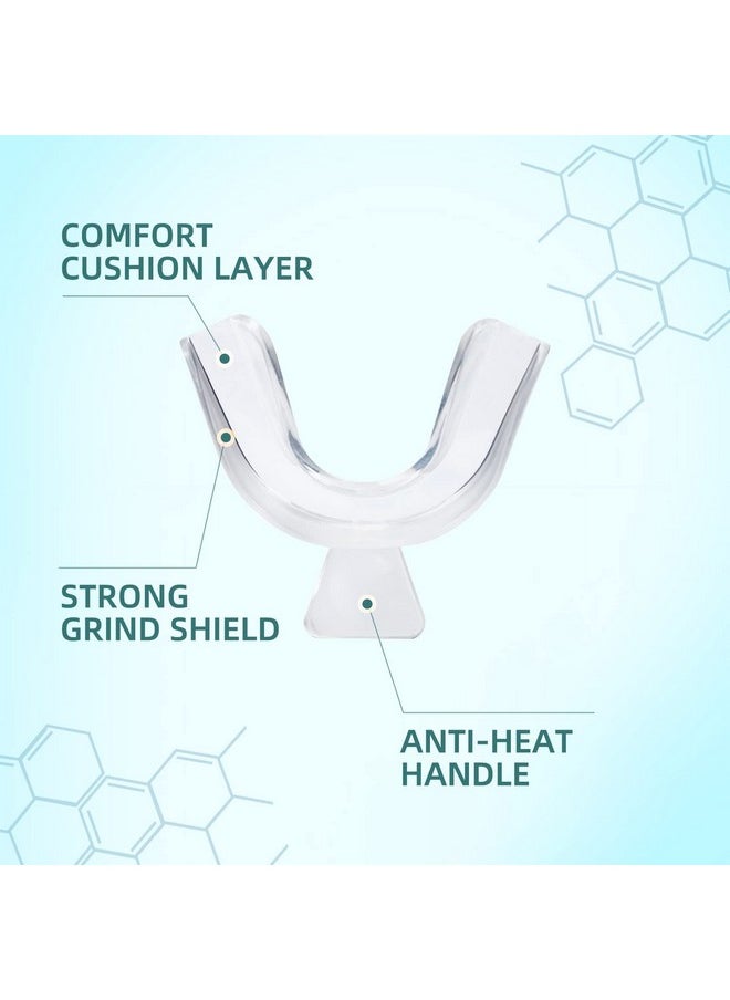 Thermoplastic Teeth Whitening Mouth Trays Tooth Mouth Guard Whitening Teeth Trays with Case Mold Dental Oral Care Kit for Sports, Guard Teeth Grinding at Night for Sleep Well