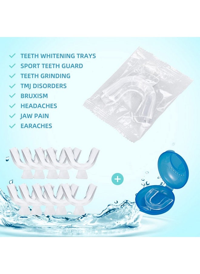 Thermoplastic Teeth Whitening Mouth Trays Tooth Mouth Guard Whitening Teeth Trays with Case Mold Dental Oral Care Kit for Sports, Guard Teeth Grinding at Night for Sleep Well