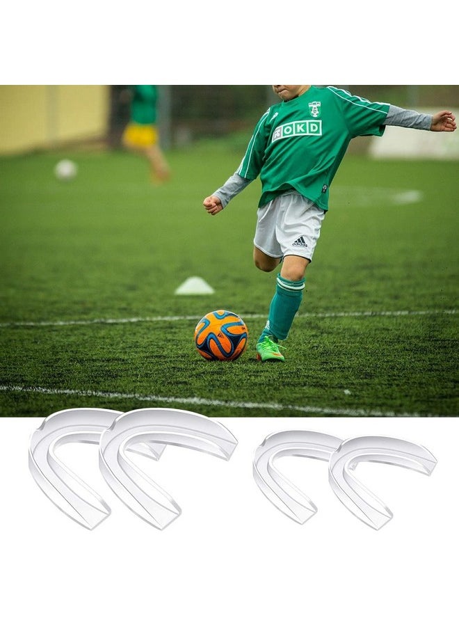 Mouth Guard for Grinding Teeth, Dental Guard, 2 Sizes 4 Pieces, Stops Bruxism Night Guard, Clenching Mouthguard