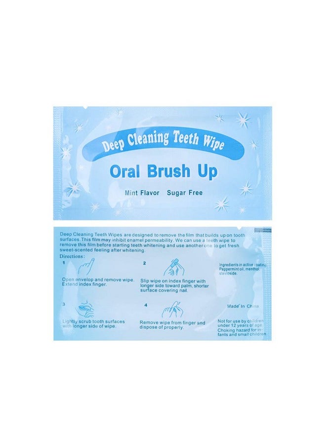 Mint-Flavored Oral Finger Wipes Teeth whitening Wipes Oral Cleaning Wipe (100 Pcs)