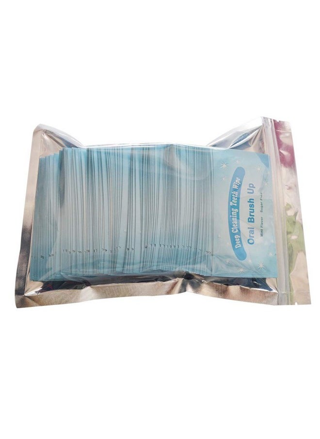 Mint-Flavored Oral Finger Wipes Teeth whitening Wipes Oral Cleaning Wipe (100 Pcs)