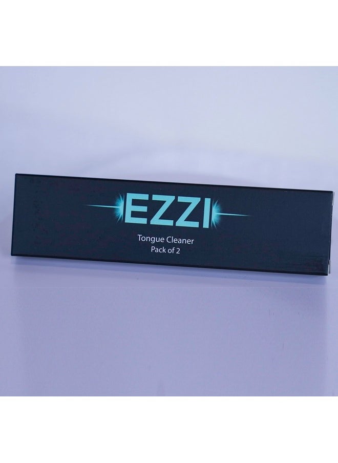 Tongue Scraper for Adults, Kids, & Fresh Breath. Plaque Cleaner Made of Stainless Steel Metal