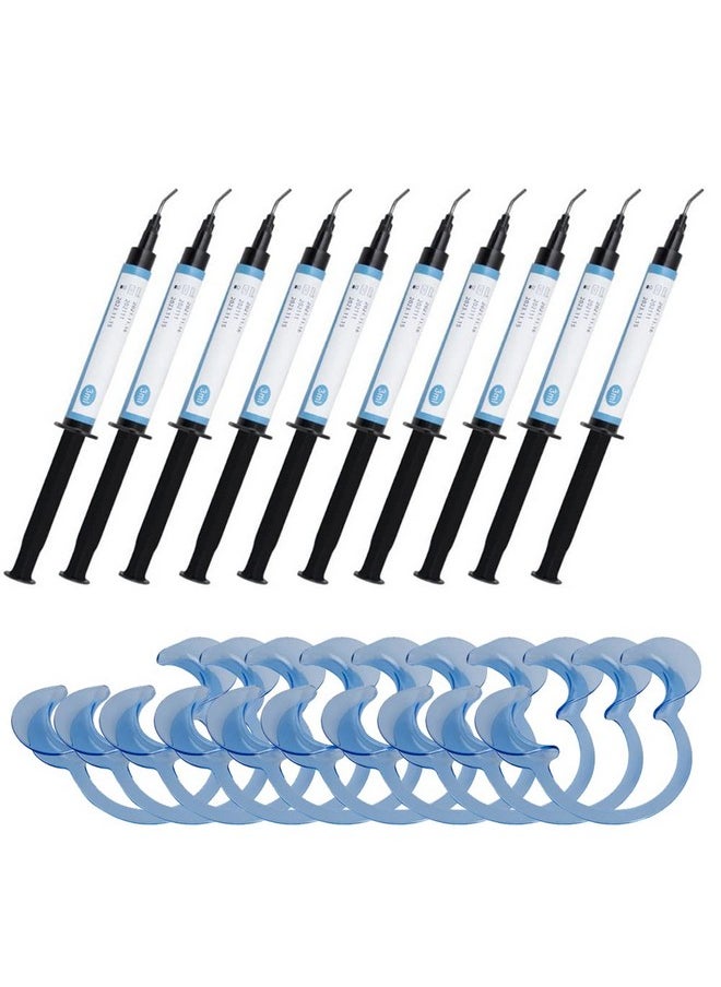 Colilove 10 Pcs 3ml Gingival Barrier Protection Gel Gum Dam Protector Gel Tip Teeth Whitening Kit with 10Pcs Cheek Lip Retractor Mouth Opener