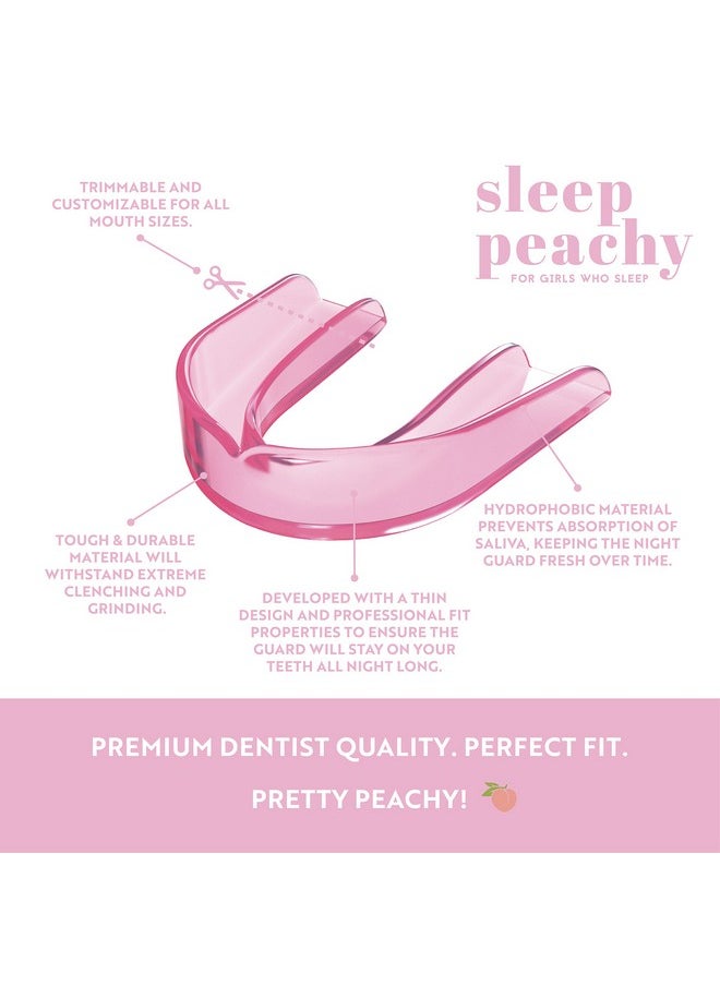 Sleep Peachy Night Guard for Women - Pack of 2 Mouth Guard for Teeth Grinding, Clenching and Bruxism (Pink)
