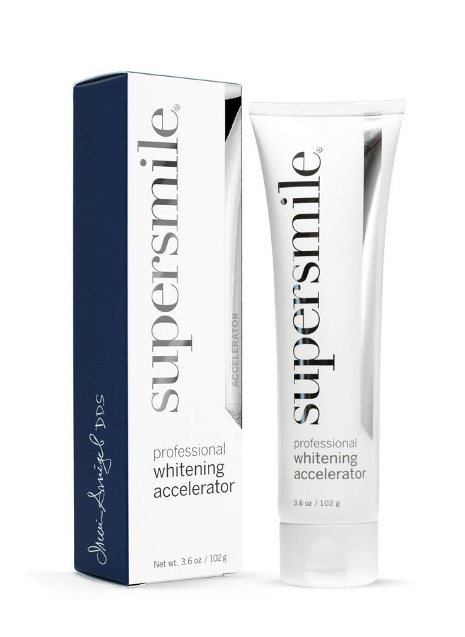 Supersmile Professional Whitening Accelerator - Powerful Whitening without Sensitivity - Safe and Effective on Dental Restorations (3.6 Oz)