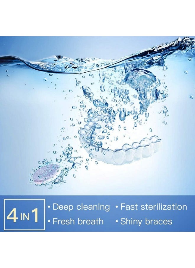 Y-Kelin Retainer Cleaner, Mouth Guard Cleaning Tablets - Remove & Clear Stains from Dental Appliances - in 3 Minutes (Mint,36 PCS)