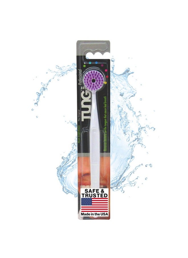 Peak Essentials | The Original TUNG Brush Kits |Tongue Cleaner | Odor Eliminator | Fight Bad Breath | Fresh Mint | BPA Free | Made in America | (1 Count)