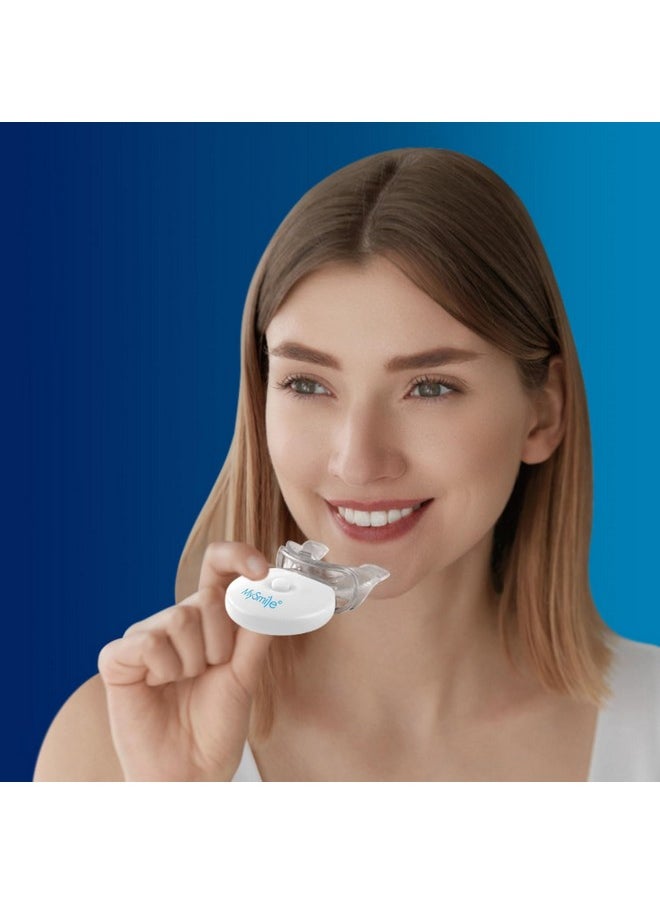 MySmile Teeth Whitening Light with Mouth Trays- 5LED Powerful Accelerator Light Integrated with Smart Timer and Long Lasting Batteries(Teeth Whitening Gel Not Included)