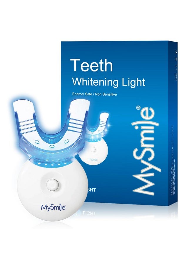 MySmile Teeth Whitening Light with Mouth Trays- 5LED Powerful Accelerator Light Integrated with Smart Timer and Long Lasting Batteries(Teeth Whitening Gel Not Included)