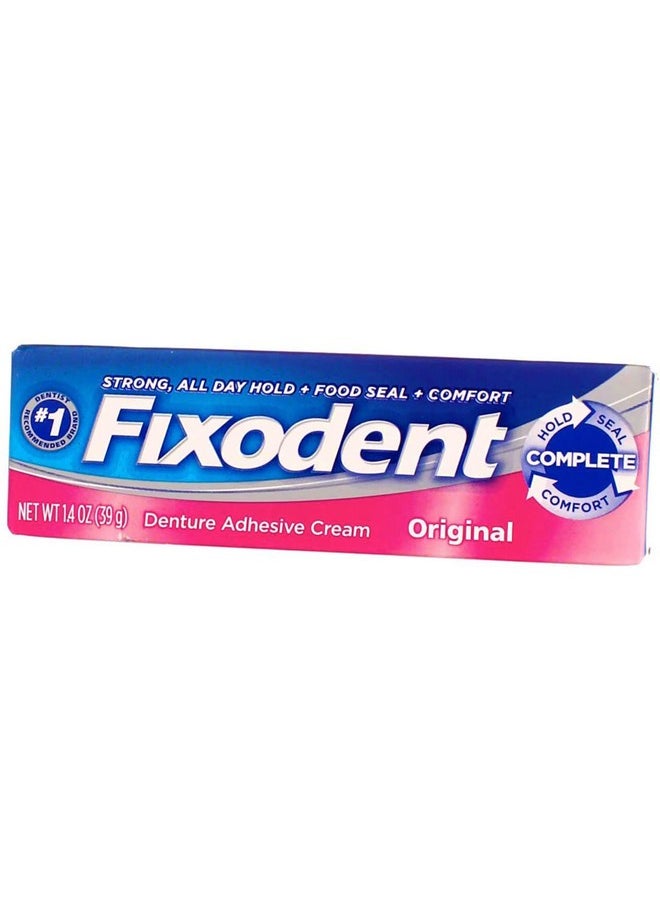 Fixodent Original Denture Adhesive Cream 1.4 Oz
