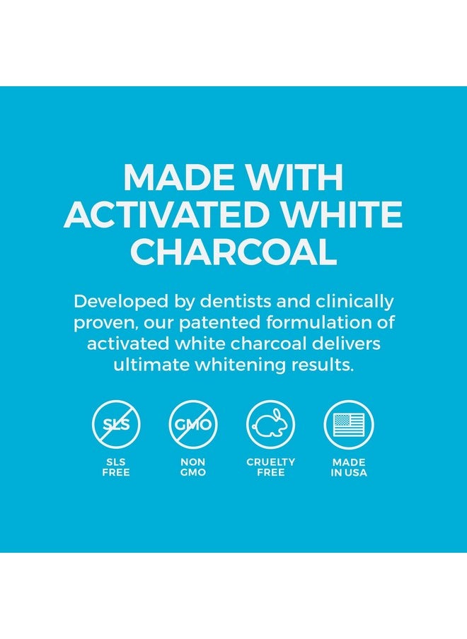White Birch Activated White Charcoal Powder - Professional Teeth Whitening Charcoal - Natural & Fluoride Free Oral Care (White Charcoal Powder)