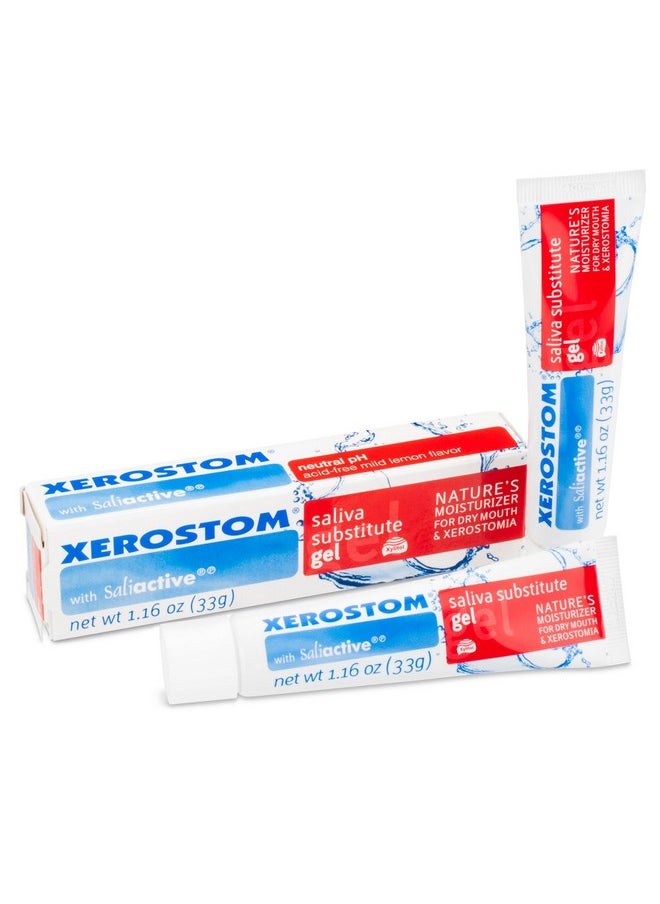 Xerostom Dry Mouth Saliva Substitute Gel (2/Pack)
