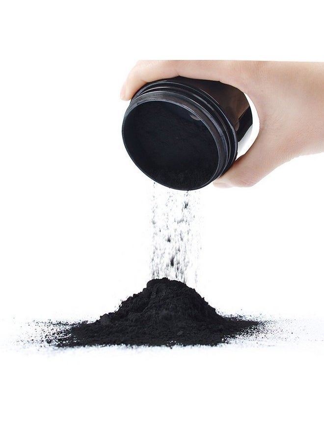 2-Pack Activated Charcoal Teeth Whitening Powder Natural Coconut Teeth Whitener with Bamboo Brush