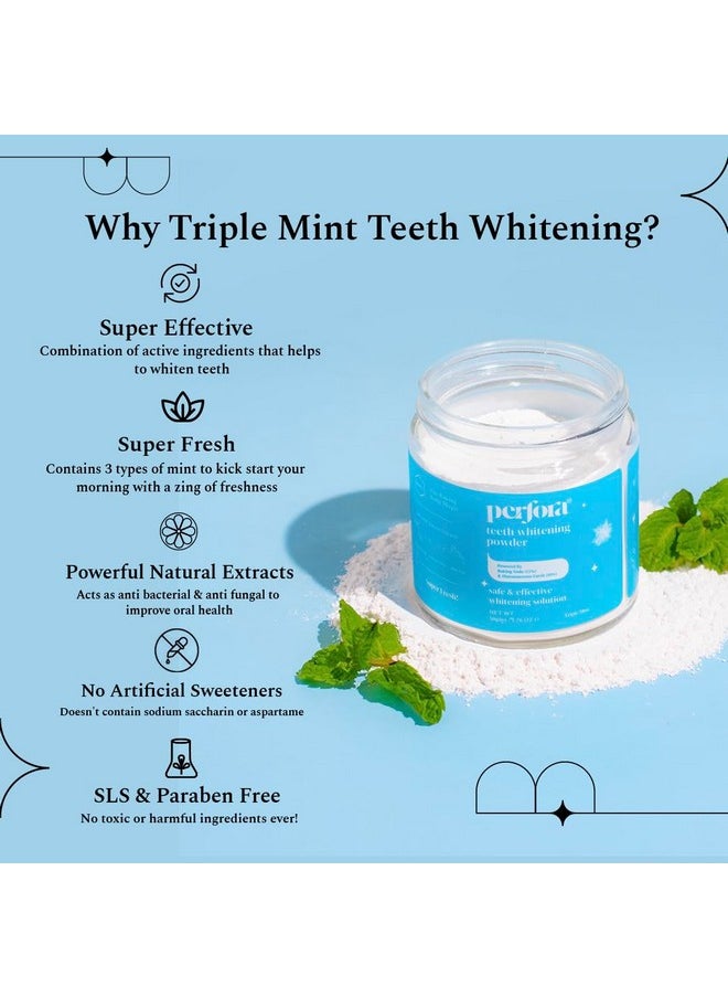 Perfora Teeth Whitening Kit | Dream White Toothpaste | Teeth Whitening Powder | Activated Charcoal Toothpaste | Vitamin Enriched SLS & Fluoride Free | SLS Free & Made Safe Certified | Pack of 3