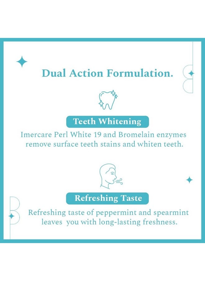 Perfora Teeth Whitening Kit | Dream White Toothpaste | Teeth Whitening Powder | Activated Charcoal Toothpaste | Vitamin Enriched SLS & Fluoride Free | SLS Free & Made Safe Certified | Pack of 3