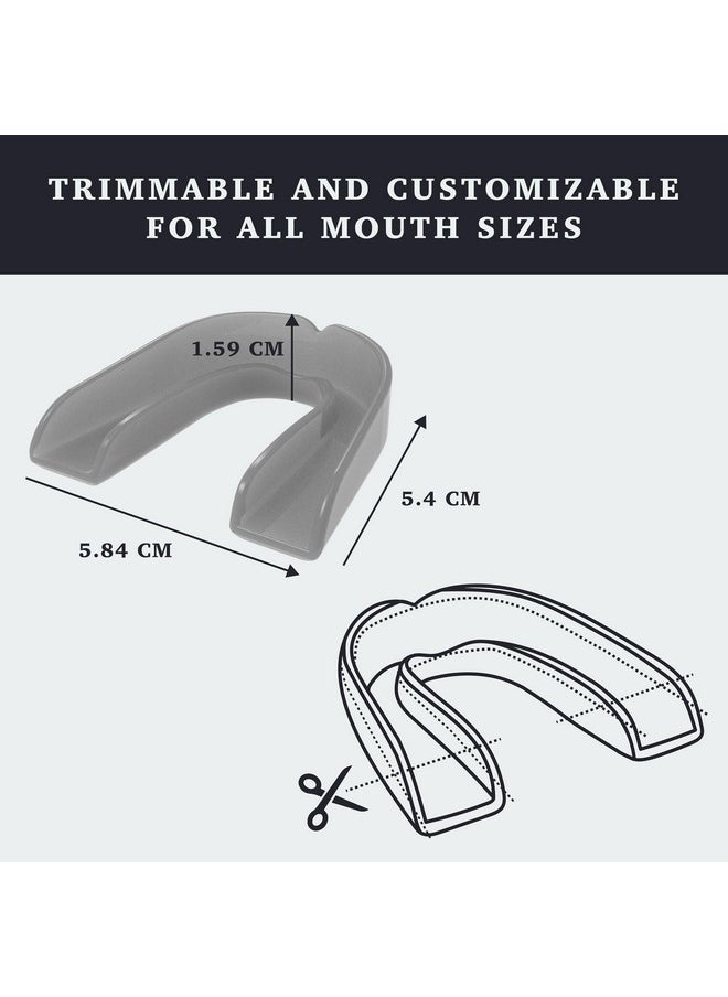 Resolve Night Guard - Custom-Fit Professional Mouth Guard for Nighttime Teeth Grinding and Clenching, Relieve Tooth Pain at Night with 2-Pack Night Guard (Silver)
