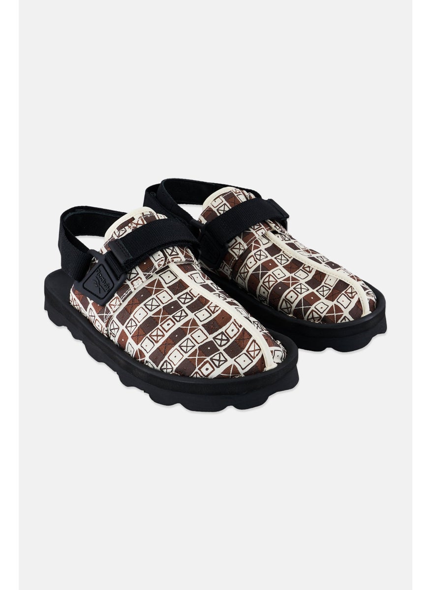 Men Beatnik Velcro Closure Running Sandals, Multicolor