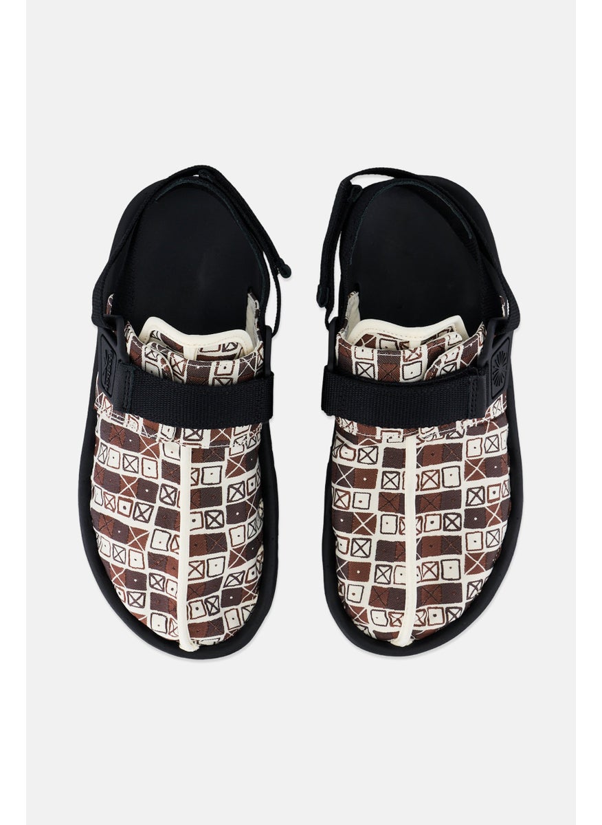 Men Beatnik Velcro Closure Running Sandals, Multicolor