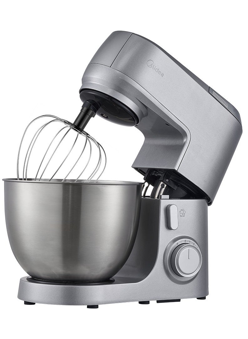 Stand Mixer, 6.5L Bowl Capacity, SUS Beater, Dough Hook, Multi Speed Control, Anti-Splash Guard, Dish Washer Safe 6.5 L 1200 W EVKA-KM65S Silver