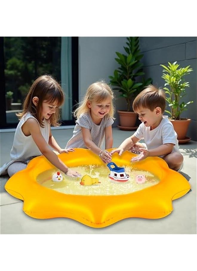Pool Wave 2-Pack Inflatable Ice Drink Cooler Serving Tray Salad Bar for Party, Floating Card Table Pool Game Water Toys, Swimming Summer Fun Outdoor Indoor BBQ Picnic Home Birthday Party Supplies
