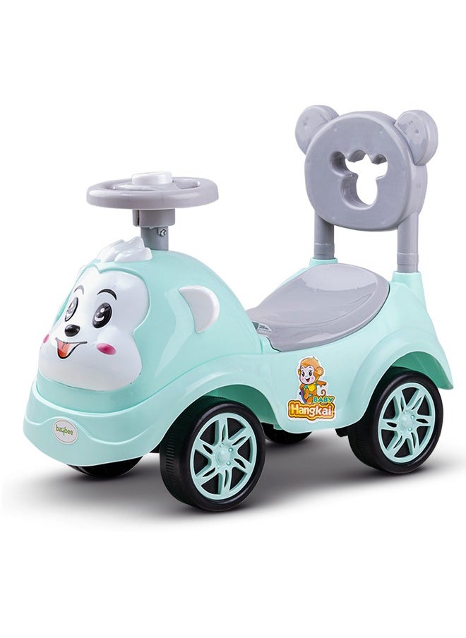 Rio Ride on Baby Car for Kids Ride on Push Car with Music Button Kids Car with High Backrest  & Storage Ride on Toy Car Push Ride on Car for Kids Baby Toddlers 1 to 3 Years Boys Girls Green