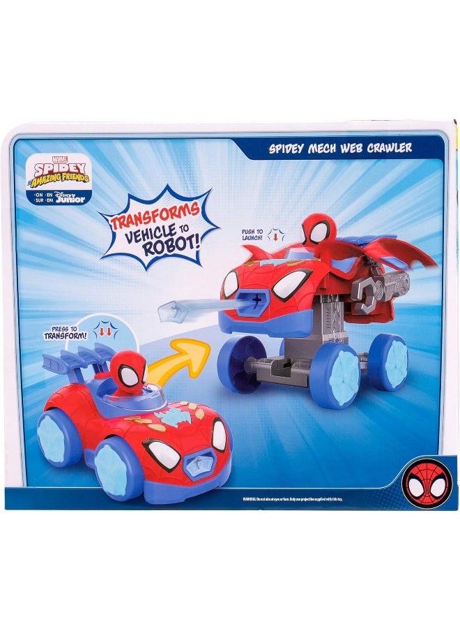 Marvel Spidey N Friends Vehicle Spidey Mech Web Crawler