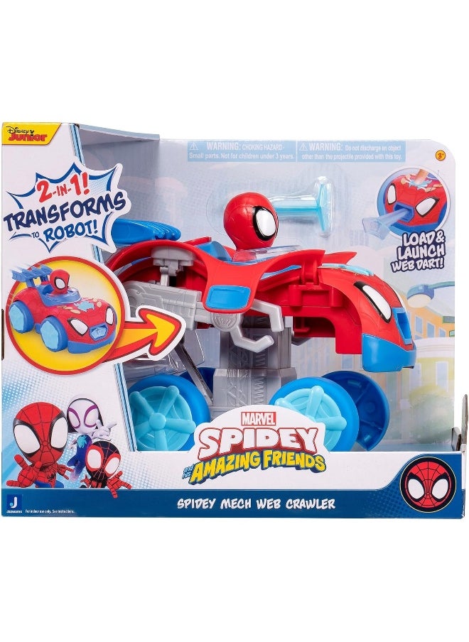 Marvel Spidey N Friends Vehicle Spidey Mech Web Crawler