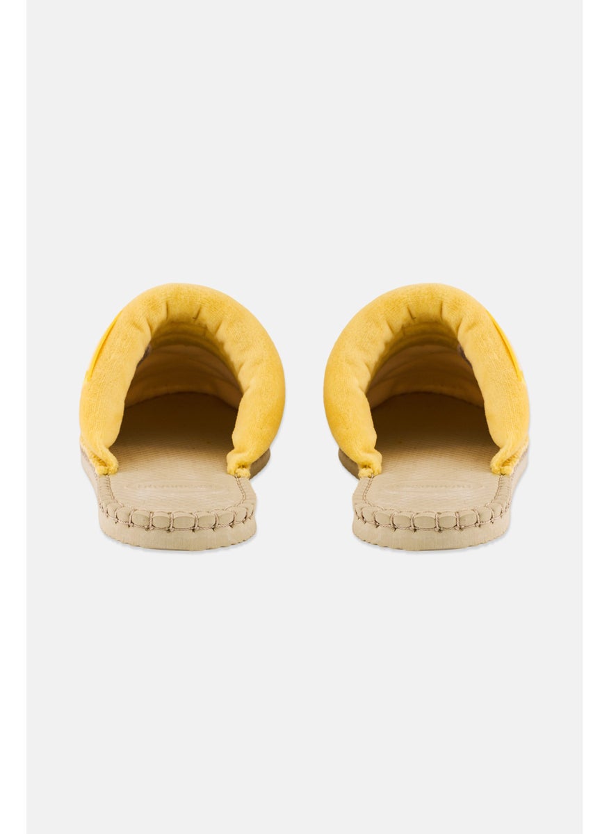 Women Style 2 Quilted Slip On Mule, Mustard