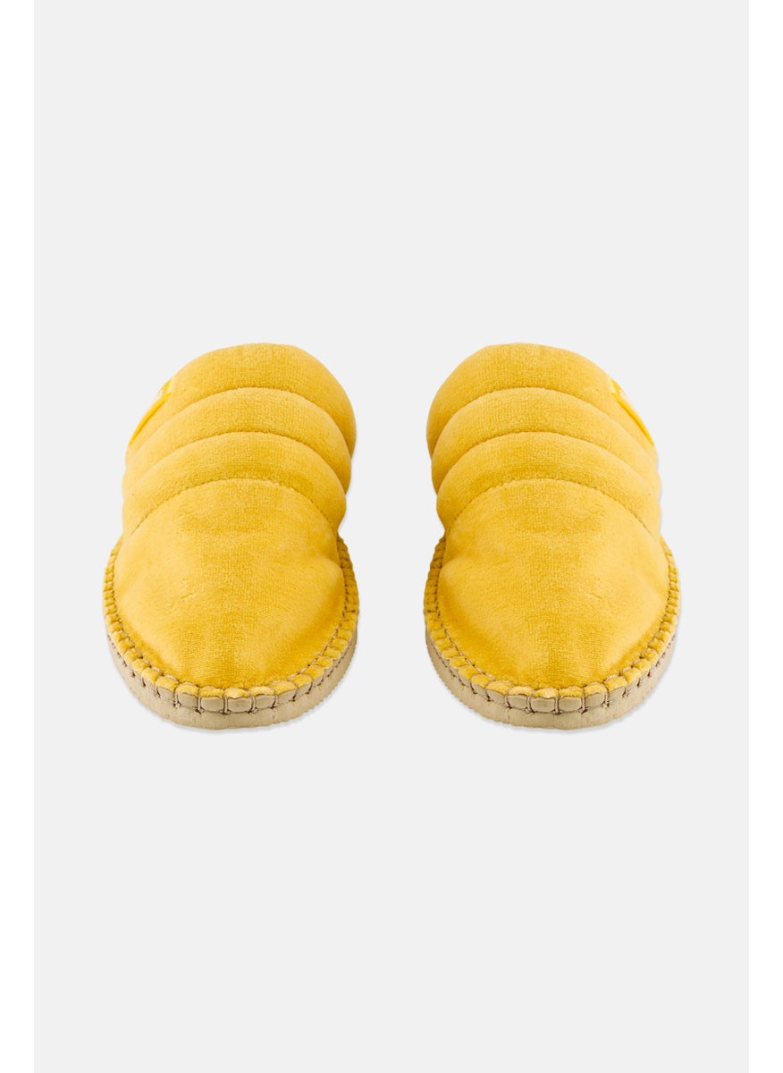 Women Style 2 Quilted Slip On Mule, Mustard