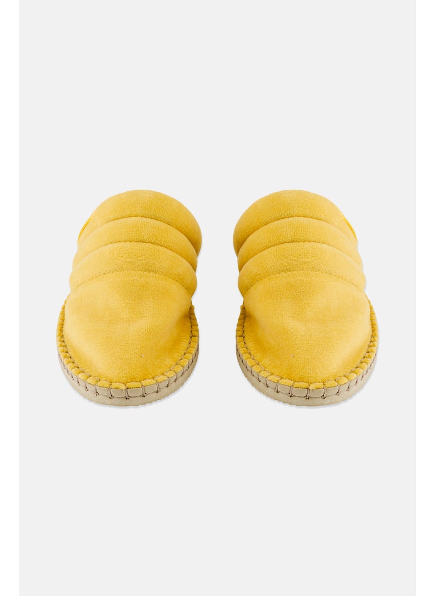 Women Style 2 Gomos Sop On Mules, Yellow