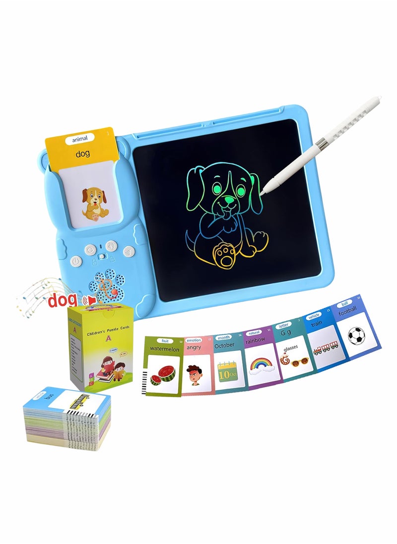 Talking Audio Flashcards Toy Bilingual English Arabic Learning 112 Pieces Cards 224 Flashcards Words with Writing Pad Early Educational Toys for your Babies Kids and Toddlers Preschool Learning for