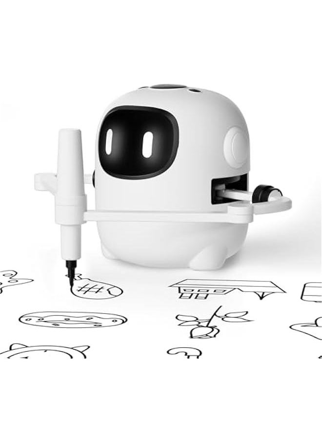 Drawing Robot for Kids with 150 Cards, Voice Interactive Educational Drawing Machine, Montessori Painting Learning Toys for 3 4 5 6 7 8 Year Old Boys Girls Birthday Party