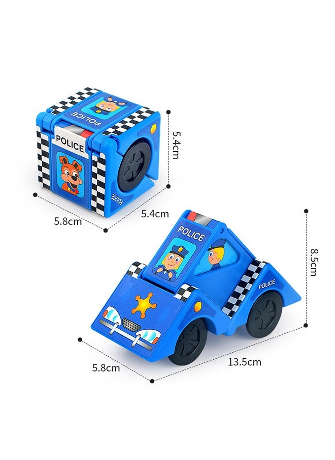3Pcs Deformation Block Cars, Toddler Building Blocks Toy Car Set, Baby u0026 Toddler Blocks Car for Kids Age of 3+