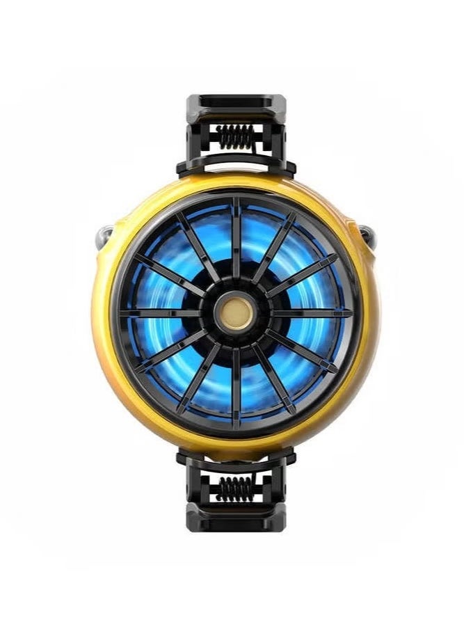 DLA6 Cooling Fan – Cold Wind Handle Fan for PUBG Mobile Gaming – Portable, Rechargeable, Compact Design, Reduces Device Overheating, Enhances Gaming Performance