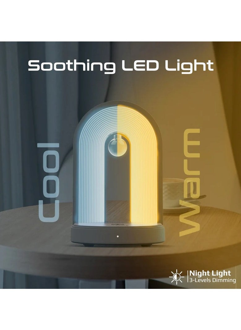 Multi-Functional LED Lamp Bluetooth Speaker with 15W Wireless Charger