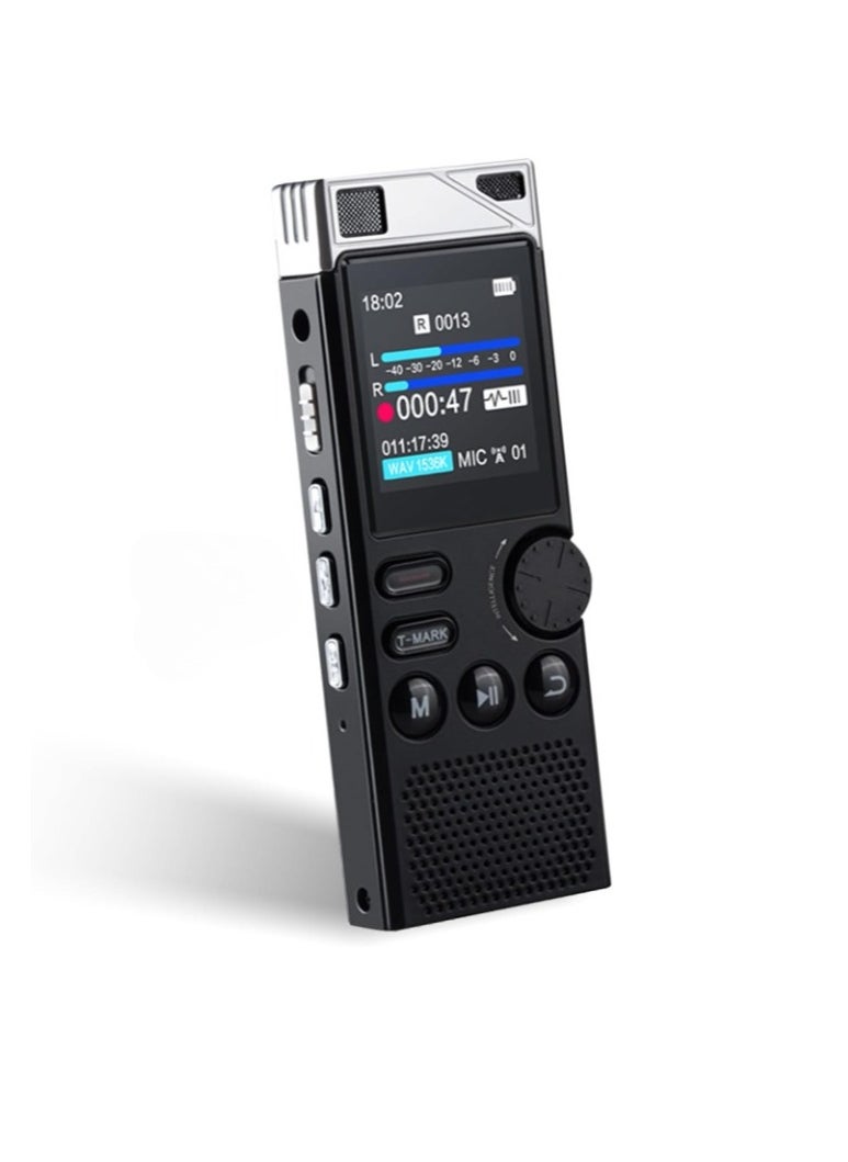 Digital Voice Recorder, Voice Activated Recorder, Multifunctional And Easy To Use MP3 Player With Auto Noise Reduction, Recording Device With Playback For Lectures Meetings, (1pc, 8GB)