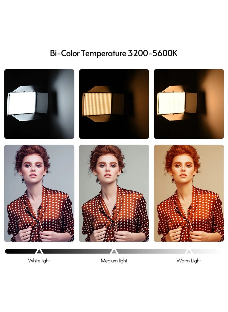 LED-800 LED Video Light – Professional Photography Light Panel for Studio and On-Location Shooting