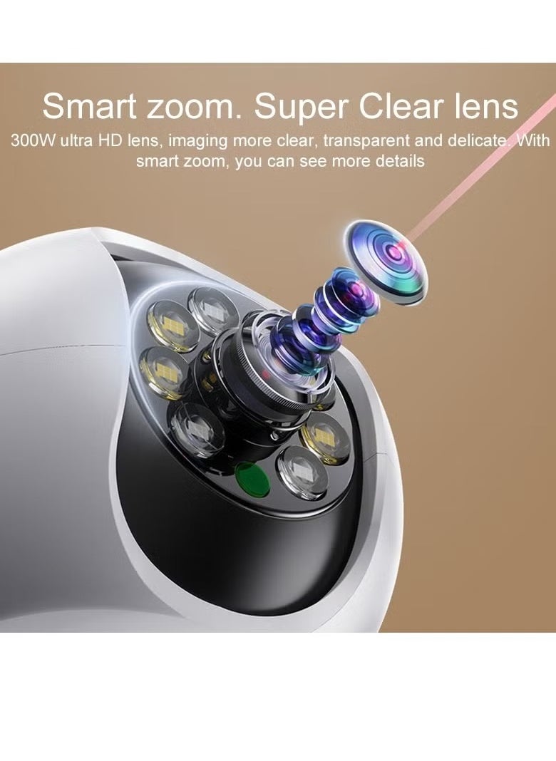 Yesido KM11 3.0MP Full Color Day and Night Smart 2.4G WIFI Camera