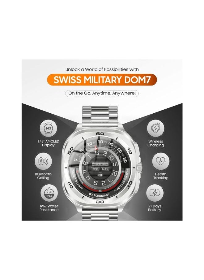 Swiss Military DOM7 Smartwatch 1.43