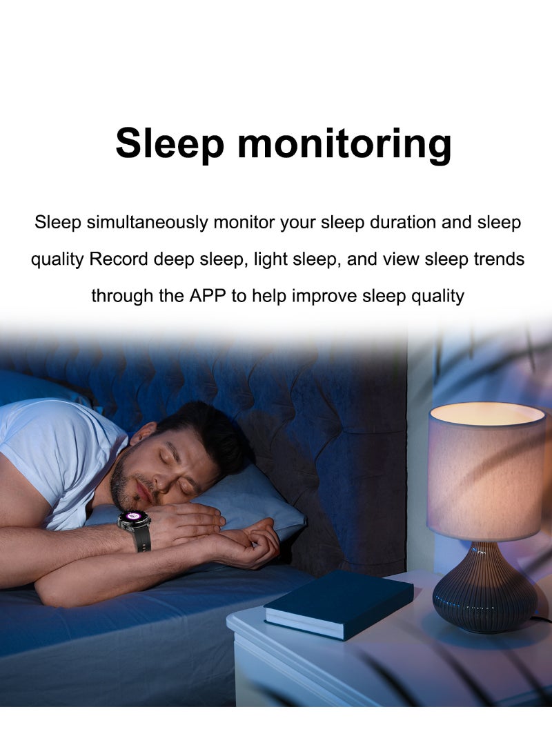 GT 66 Smart Watch TWS Bluetooth Headset 2 In1 Multi Sport Mode Heart Rate Sleep Monitoring White