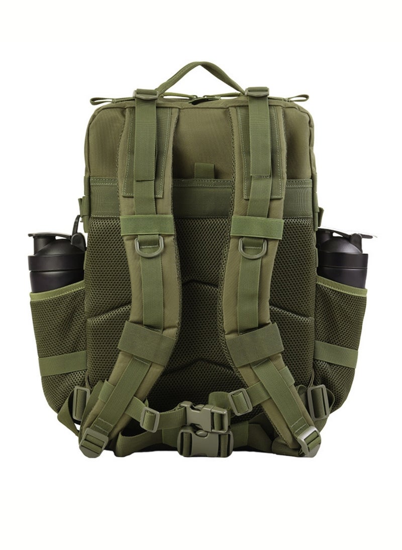 Project Nomad Backpack 45L – Bag for Men & Women, Travel Bags/Backpacks, Airplane/Flight Approved, for desert camping, trekking, hiking, fitness, gym & sport, Waterproof, Green Color