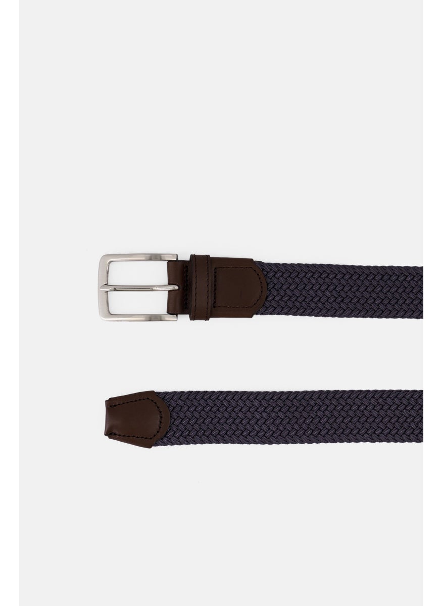 Men Braided Belt, Light Purple