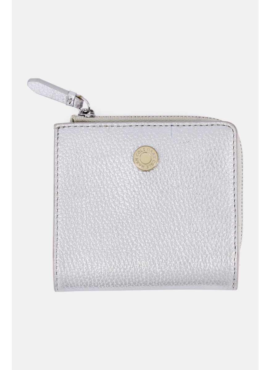 Women Vartan Card Case, Silver