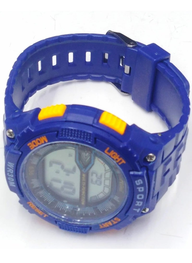 Children Digital Sports Watches, Water Resistant, Multicolour, Set of 12