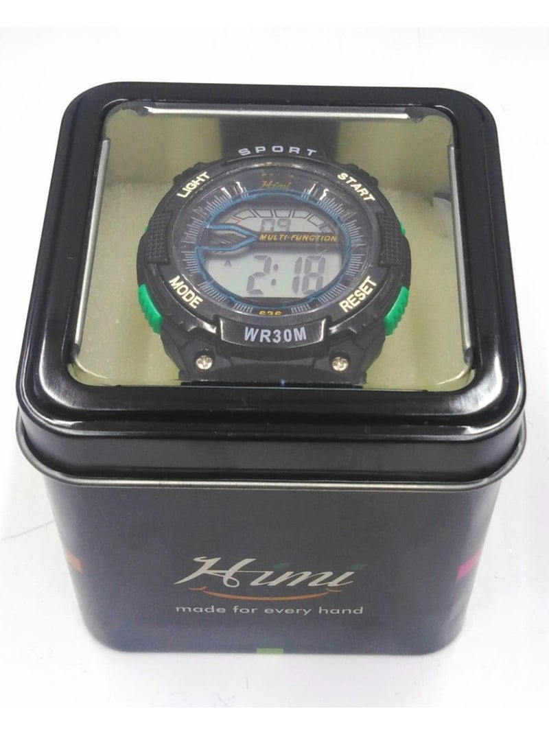 Children Digital Sports Watches, Water Resistant, Multicolour, Set of 12