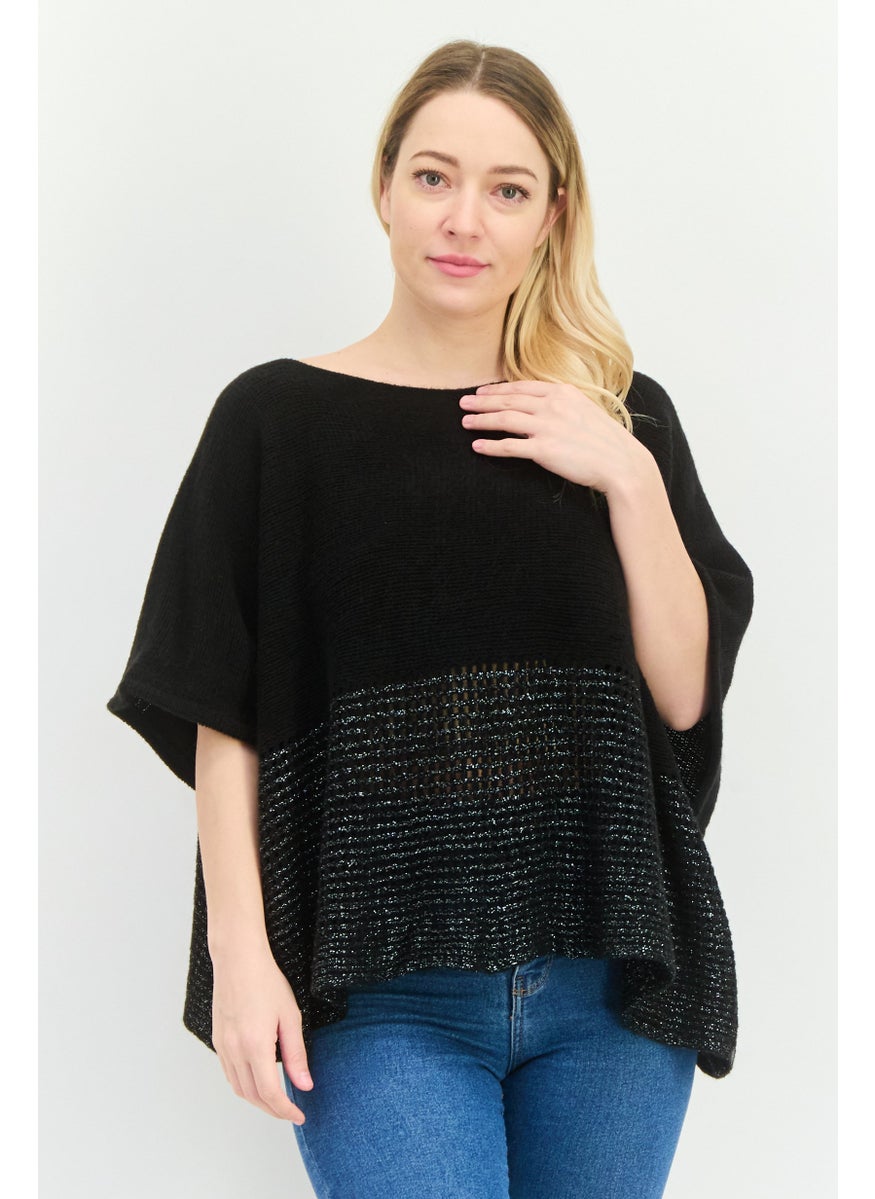 Women Textured Poncho, Textured