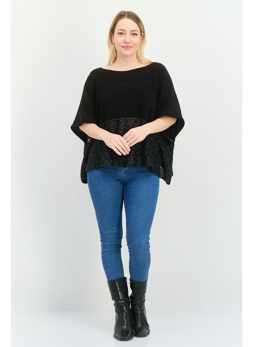 Women Textured Poncho, Textured