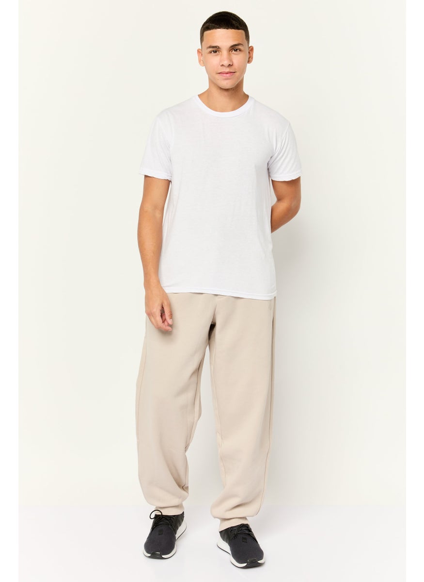 Men Regular Fit Sweatpants, Light Grey