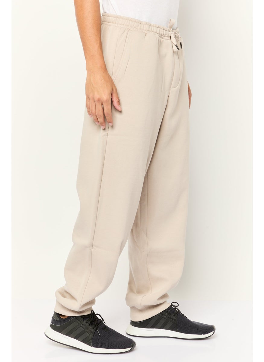 Men Regular Fit Sweatpants, Light Grey