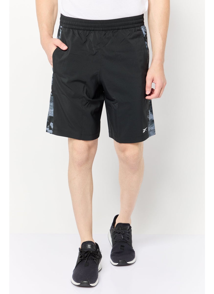 Men Sportswear Fit Training Shorts, Black